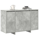 vidaXL Széf Beton Szürke 120 x 41 x 75 cm Szerelt Fa
