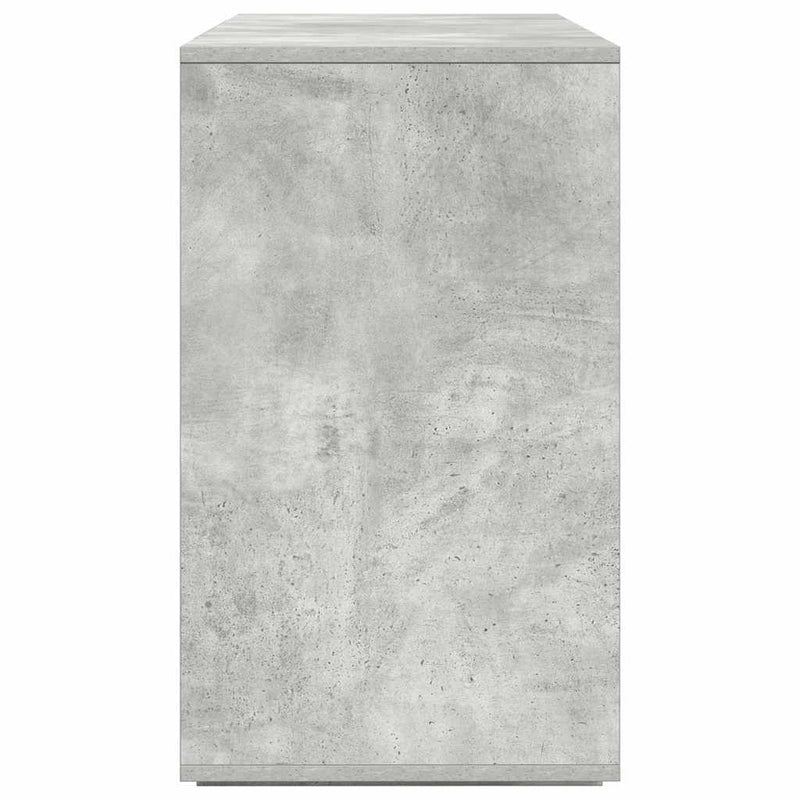 vidaXL Széf Beton szürke 120 x 41 x 75 cm Faanyag