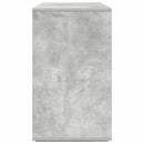 vidaXL Széf Beton Szürke 120 x 41 x 75 cm Szerelt Fa