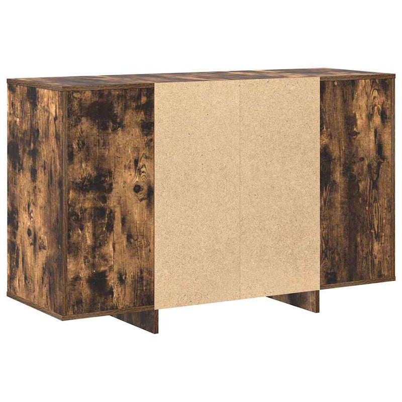 vidaXL Széf Füstölt tölgy 120 x 41 x 75 cm Faanyag