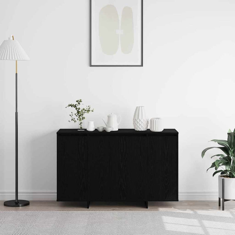 vidaXL Széf Musta tammi 120 x 41 x 75 cm Faanyag