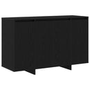 vidaXL Széf Musta tammi 120 x 41 x 75 cm Faanyag