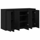 vidaXL Széf Musta tammi 120 x 41 x 75 cm Faanyag