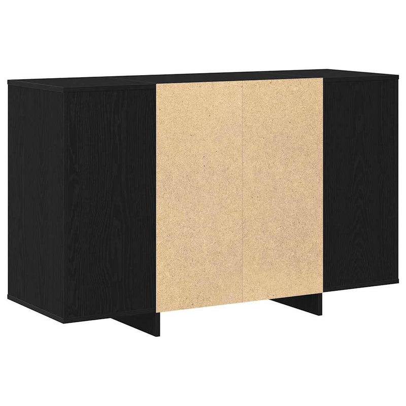 vidaXL Széf Musta tammi 120 x 41 x 75 cm Faanyag