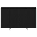 vidaXL Széf Musta tammi 120 x 41 x 75 cm Faanyag