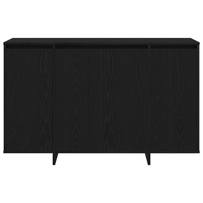 vidaXL Széf Musta tammi 120 x 41 x 75 cm Faanyag