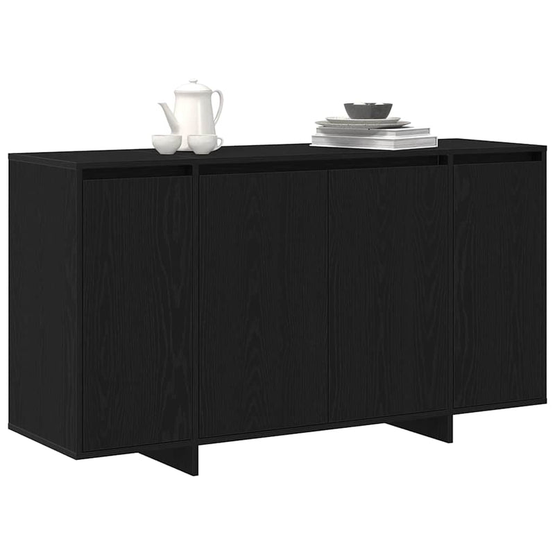 vidaXL Széf Musta tammi 120 x 41 x 75 cm Faanyag