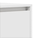 vidaXL Széf fiókkal Fehér 120 x 41 x 75 cm Faanyag