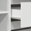 vidaXL Széf fiókkal Fehér 120 x 41 x 75 cm Faanyag
