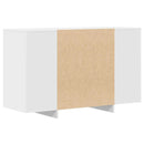 vidaXL Széf fiókkal Fehér 120 x 41 x 75 cm Faanyag