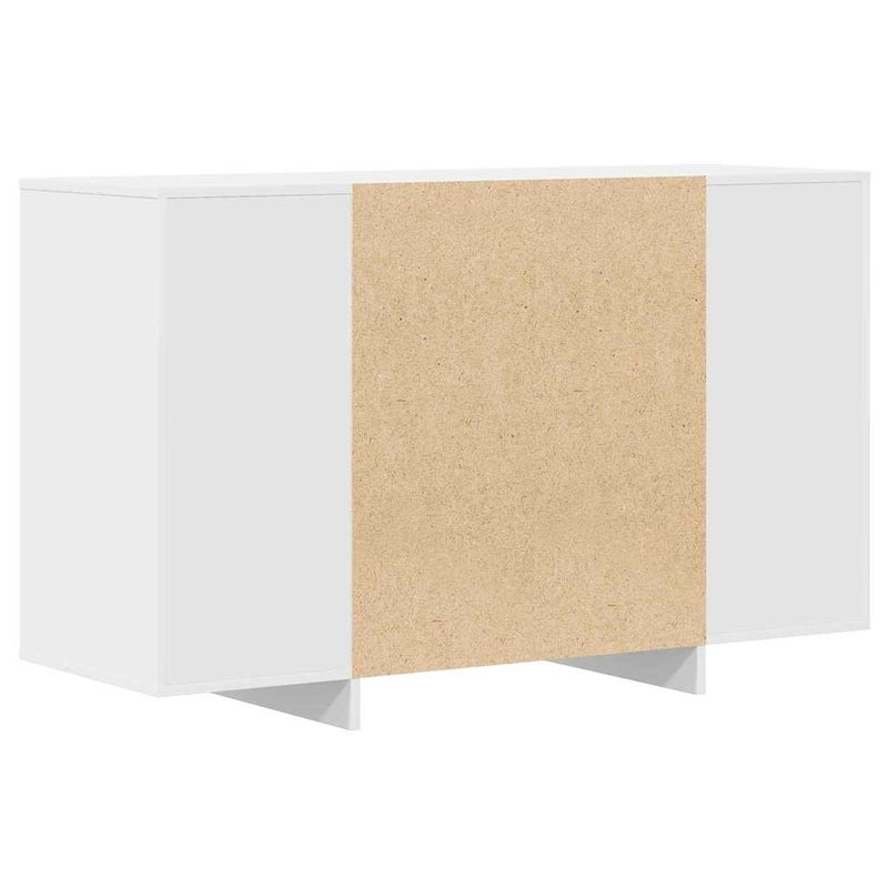 vidaXL Széf fiókkal Fehér 120 x 41 x 75 cm Faanyag