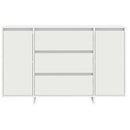 vidaXL Széf fiókkal Fehér 120 x 41 x 75 cm Faanyag