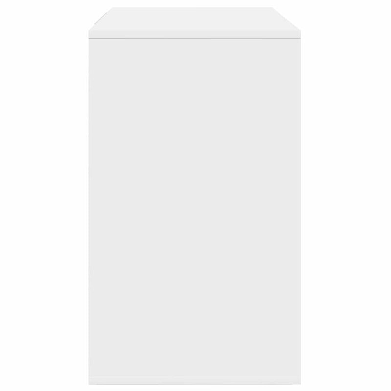 vidaXL Széf fiókkal Fehér 120 x 41 x 75 cm Faanyag