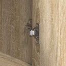 vidaXL Széf fiókkal sonoma tölgy 120 x 41 x 75 cm Faanyag