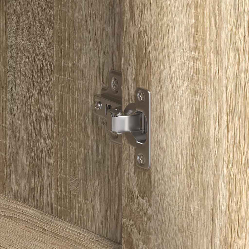 vidaXL Széf fiókkal sonoma tölgy 120 x 41 x 75 cm Faanyag