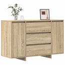 vidaXL Széf fiókkal Sonoma tölgy 120 x 41 x 75 cm Faanyag