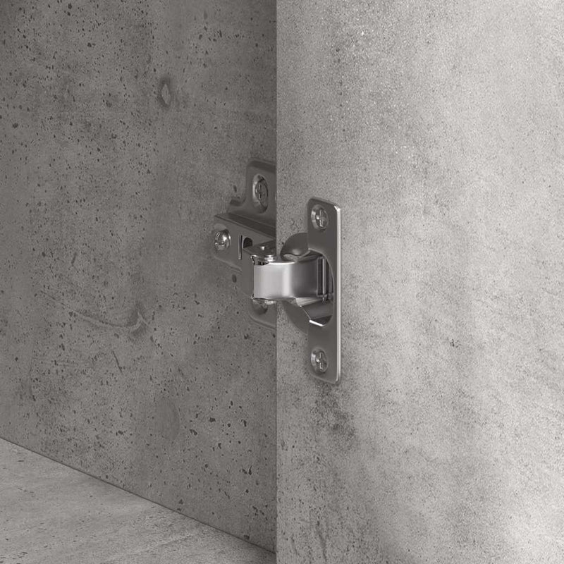 vidaXL Széf fiókkal Beton szürke 120 x 41 x 75 cm Faanyag