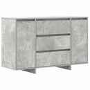 vidaXL Széf fiókkal Beton Szürke 120 x 41 x 75 cm Faanyag