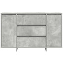 vidaXL Széf fiókkal Beton Szürke 120 x 41 x 75 cm Faanyag