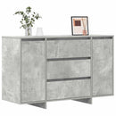 vidaXL Széf fiókkal Beton Szürke 120 x 41 x 75 cm Faanyag