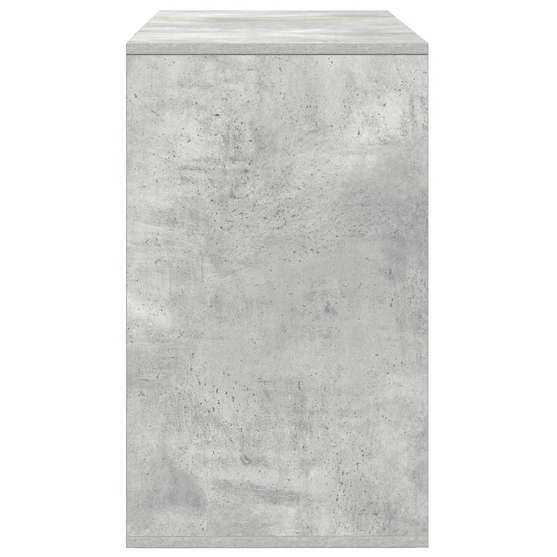 vidaXL Széf fiókkal Beton szürke 120 x 41 x 75 cm Faanyag