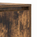 vidaXL Széf fiókkal Füstölt tölgy 120 x 41 x 75 cm Faanyag