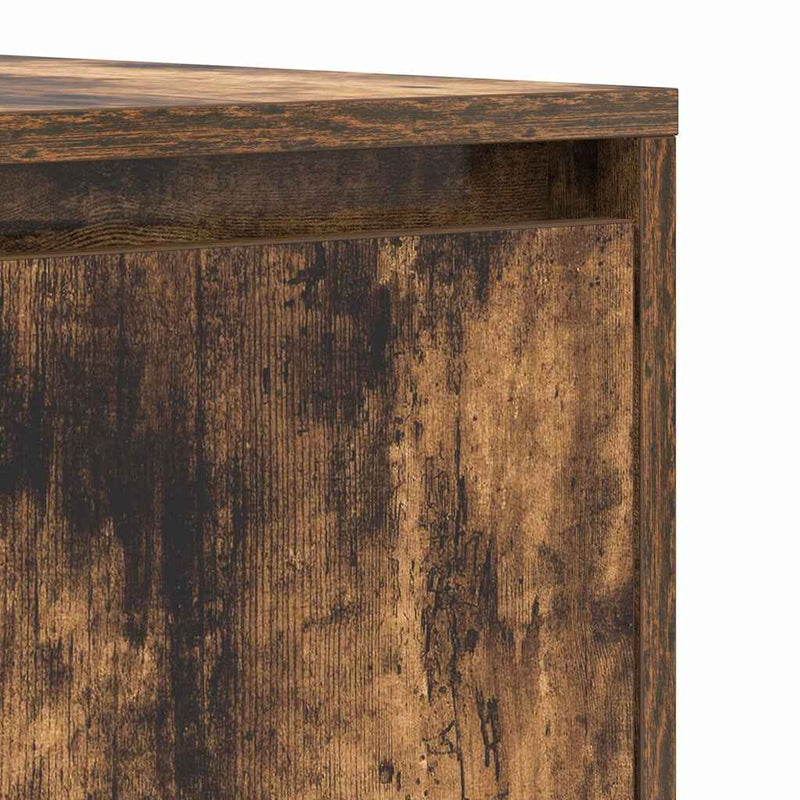 vidaXL Széf fiókkal Füstölt tölgy 120 x 41 x 75 cm Faanyag