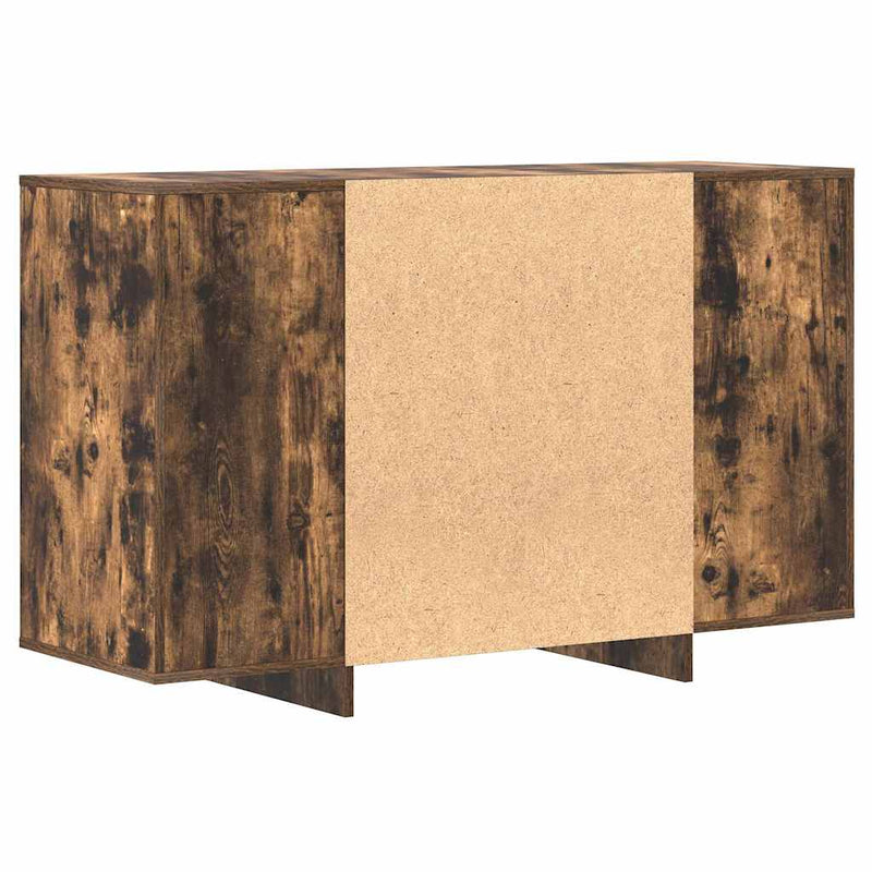 vidaXL Széf fiókkal Füstölt tölgy 120 x 41 x 75 cm Faanyag