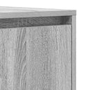 vidaXL Széf fiókkal Szürke Sonoma 120 x 41 x 75 cm Faanyag