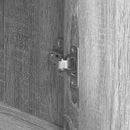 vidaXL Széf fiókkal Szürke sonoma 120 x 41 x 75 cm Faanyag