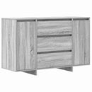 vidaXL Széf fiókkal Szürke Sonoma 120 x 41 x 75 cm Faanyag