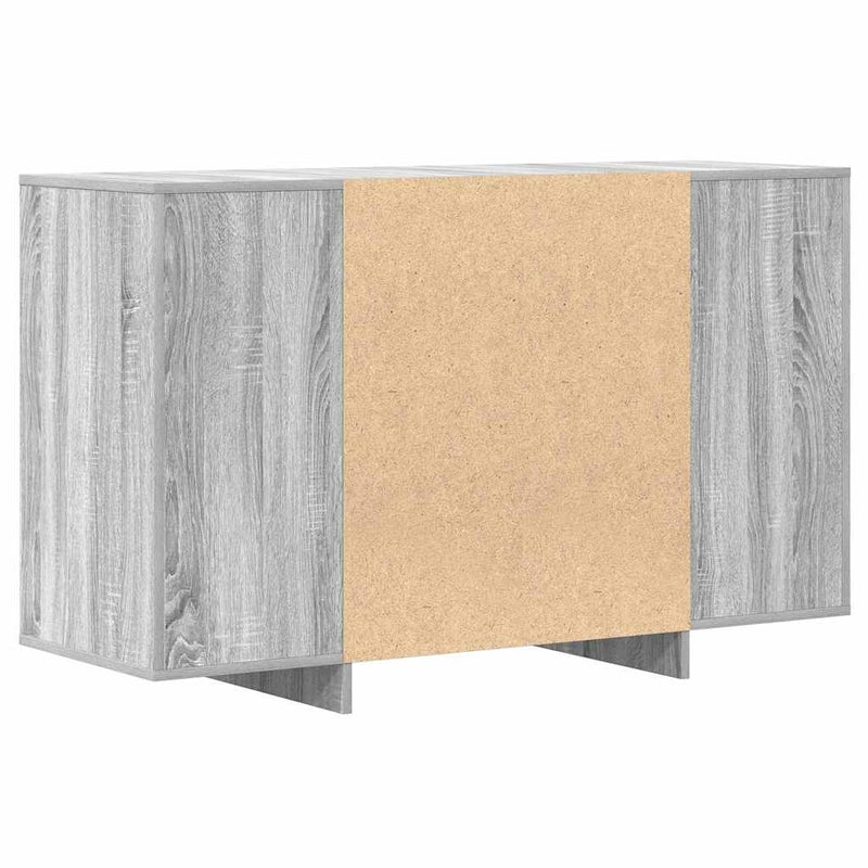 vidaXL Széf fiókkal Szürke sonoma 120 x 41 x 75 cm Faanyag
