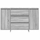 vidaXL Széf fiókkal Szürke Sonoma 120 x 41 x 75 cm Faanyag