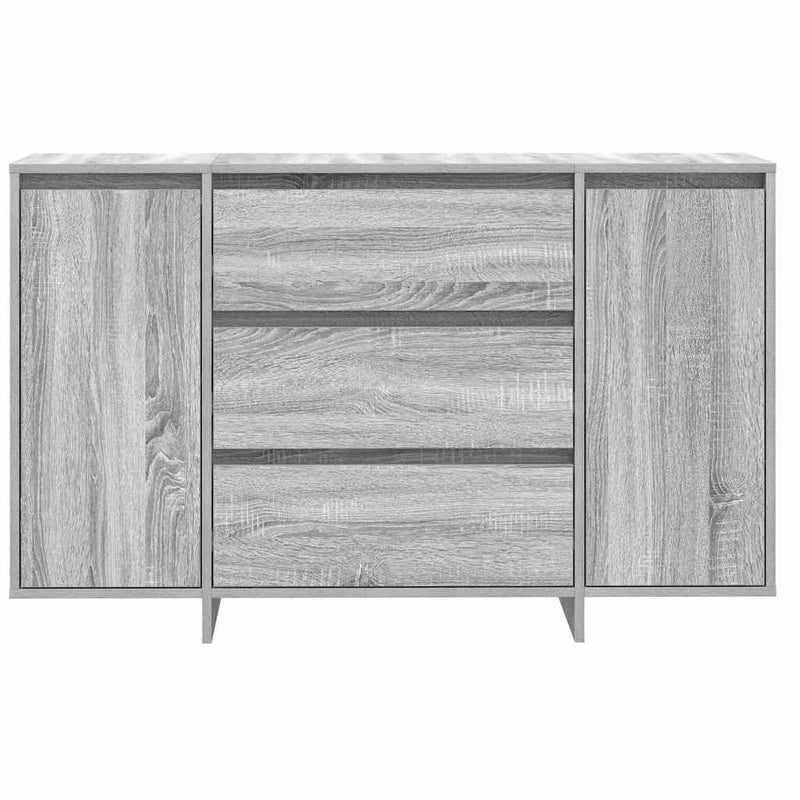 vidaXL Széf fiókkal Szürke sonoma 120 x 41 x 75 cm Faanyag