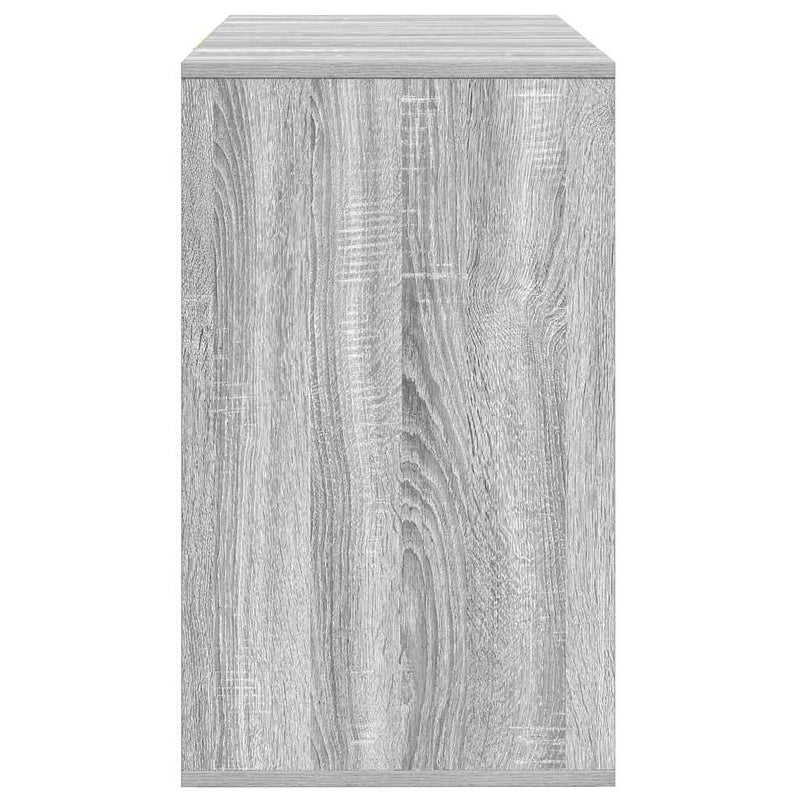 vidaXL Széf fiókkal Szürke sonoma 120 x 41 x 75 cm Faanyag