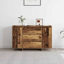 vidaXL Széf fiókkal Öreg fa 120 x 41 x 75 cm Faanyag