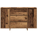 vidaXL Széf fiókkal Öreg fa 120 x 41 x 75 cm Faanyag