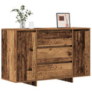 vidaXL Széf fiókkal Öreg fa 120 x 41 x 75 cm Faanyag