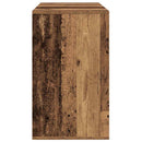 vidaXL Széf fiókkal Régi fa 120 x 41 x 75 cm Faanyag