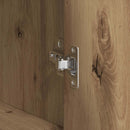 vidaXL Széf fiókkal kézműves tölgy 120 x 41 x 75 cm Faanyag