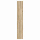 vidaXL Könyvespolc polcokkal Sonoma tölgy 80 x 30 x 198 cm Faanyag