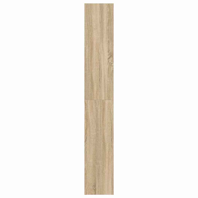 vidaXL Könyvszekrény polcokkal sonoma tölgy 80 x 30 x 198 cm Faanyag