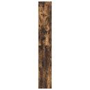 vidaXL Könyvszekrény polcokkal Füstölt tölgy 80 x 30 x 198 cm Faanyag