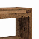 vidaXL Könyvespolc polcokkal Öreg fa 80 x 30 x 198 cm Faanyag