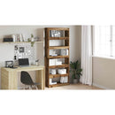 vidaXL Könyvespolc polcokkal Öreg fa 80 x 30 x 198 cm Faanyag