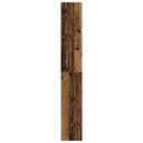 vidaXL Könyvespolc polcokkal Öreg fa 80 x 30 x 198 cm Faanyag