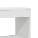 vidaXL Könyvespolc Fehér 100 x 30 x 198 cm Faanyag
