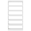 vidaXL Könyvespolc Fehér Faanyag