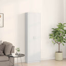 vidaXL Ruhásszekrény polcokkal ajtóval Fehér 55 x 25 x 189 cm Faanyag