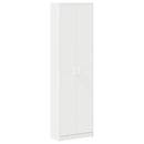 vidaXL Ruhásszekrény polcokkal ajtóval Fehér 55 x 25 x 189 cm Faanyag